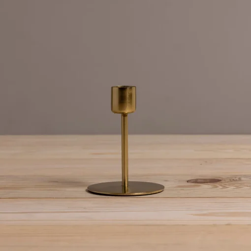 Kent Gold Taper Candle Holder^Be Home Discount