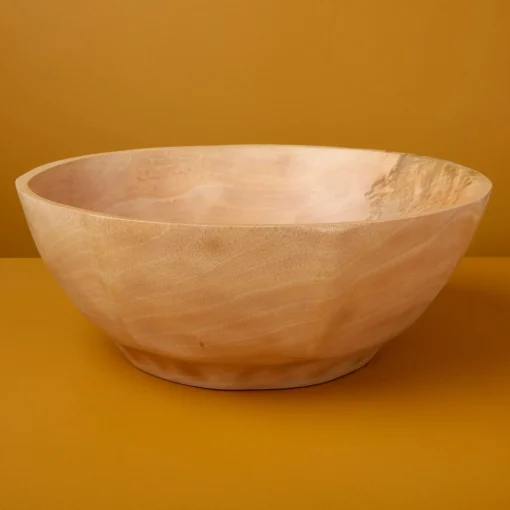 Kiln Mango Wood Curved Bowl, Large^Be Home Outlet