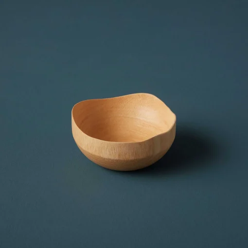 Kiln Mango Wood Wave Edge Bowl, Mini