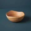 Kiln Mango Wood Wave Edge Bowl, Medium