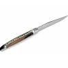 Laguiole en Aubrac Handcrafted Steak Knives, Set of 4, Solid Horn