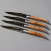 Laguiole en Aubrac Handcrafted Steak Knives, Set of 4, Juniper Wood^Be Home Cheap