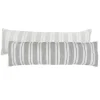 Laguna Body Pillow, Grey & Charcoal^Be Home Flash Sale