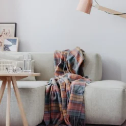 Lambswool Blanket in Buchanan Antique Tartan^Be Home Outlet