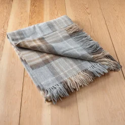 Lambswool Blanket in Mackellar Tartan^Be Home Discount