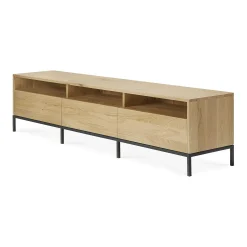 Ligna Solid Oak Media Console, 83