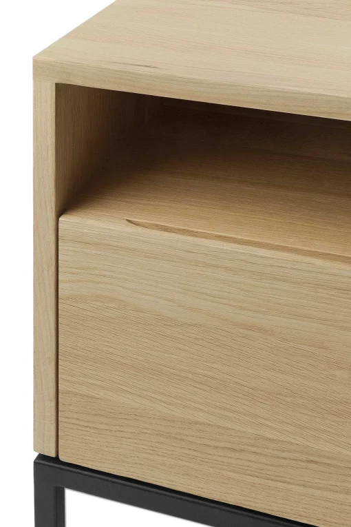 Ligna Solid Oak Media Console, 55.5"