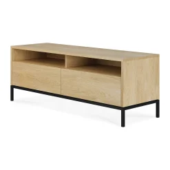 Ligna Solid Oak Media Console, 55.5