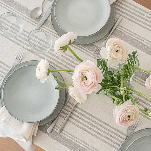 Linum Tablecloth, Cream