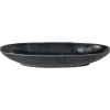 Livia 16" Oval Platter, Black