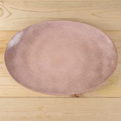 Livia 18" Oval Platter, Rose