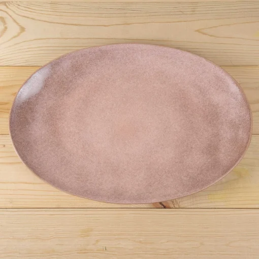 Livia 18" Oval Platter, Rose