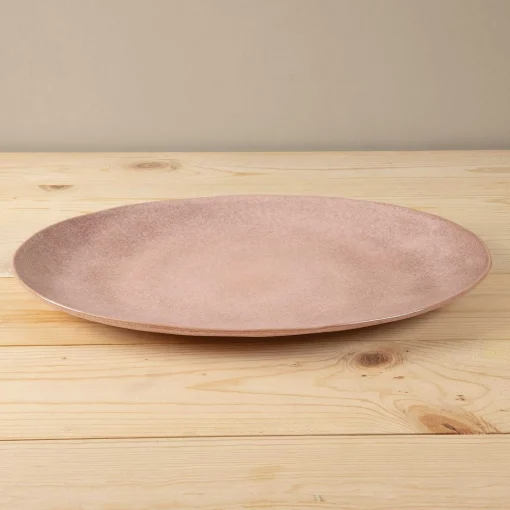 Livia 18" Oval Platter, Rose