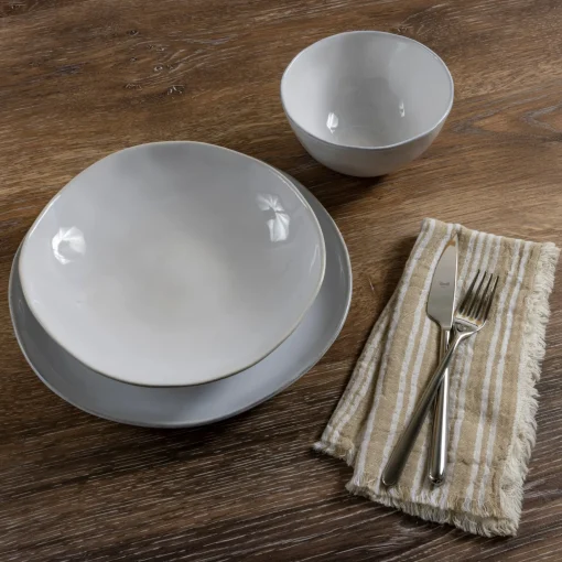 Livia Pasta Bowl, White, Set of 6^Be Home Cheap