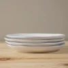 Livia Side Plate, White, Set of 6^Be Home Cheap