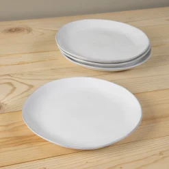 Livia Side Plate, White, Set of 6^Be Home Cheap