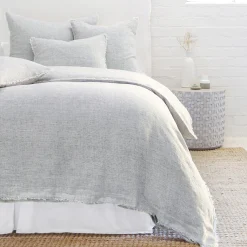 Logan Queen Duvet, Navy^Be Home Cheap