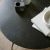 Luna Coffee Table, Black Lava, 20"