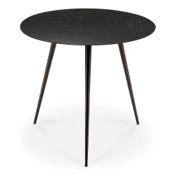 Luna Coffee Table, Black Lava, 20"