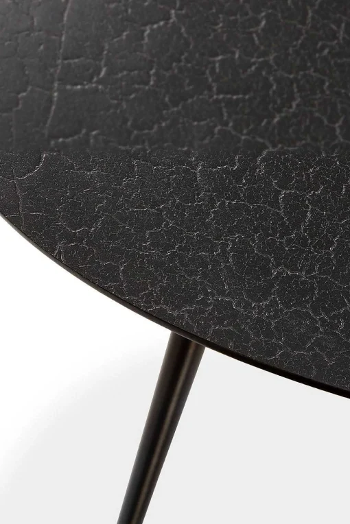Luna Coffee Table, Black Lava, 20"