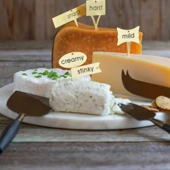 Luxe Cheese Markers, Set of 5