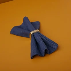 Luxe Square Napkin Ring, Set of 8^Be Home Online