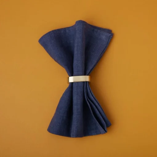 Luxe Square Napkin Ring, Set of 8^Be Home Online