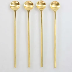 Luxe Thin Long Spoons, Set of 4