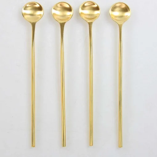Luxe Thin Long Spoons, Set of 4