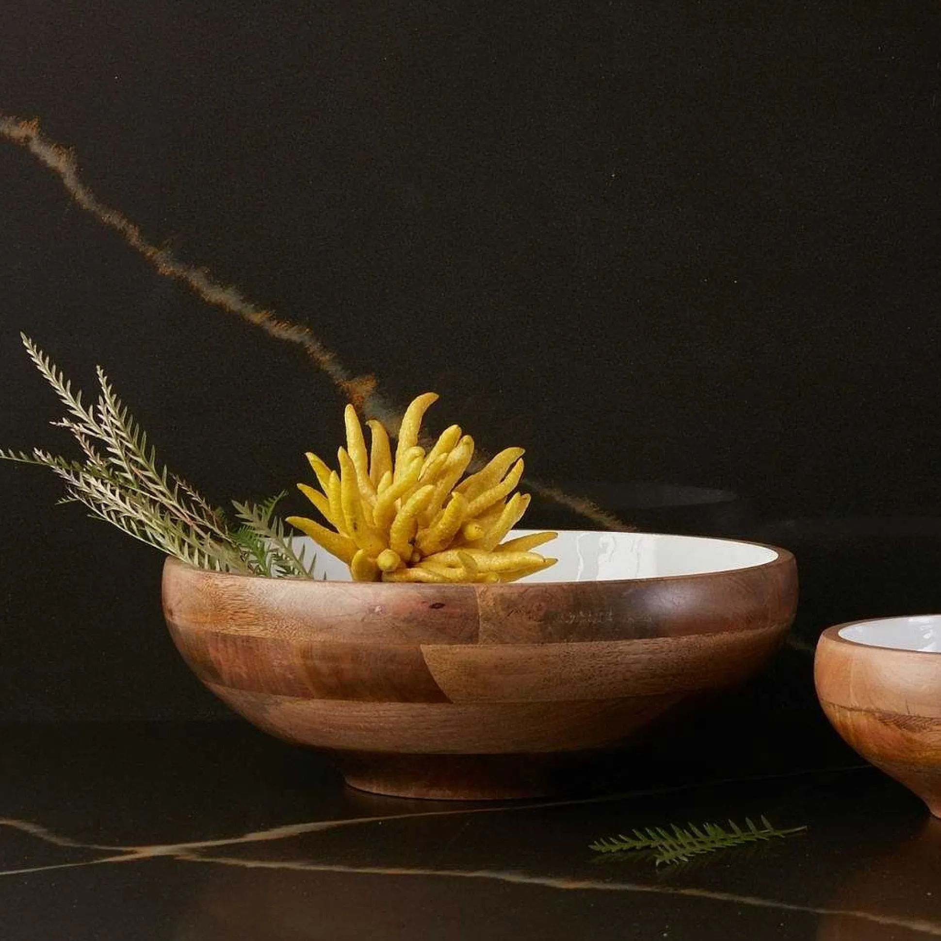 Madras Curva Footed Bowl, Large