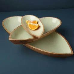 Madras Extra Large Oval Bowl, Mint