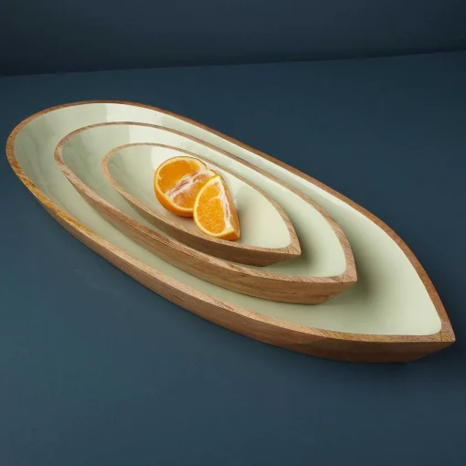 Madras Large Oval Bowl, Mint