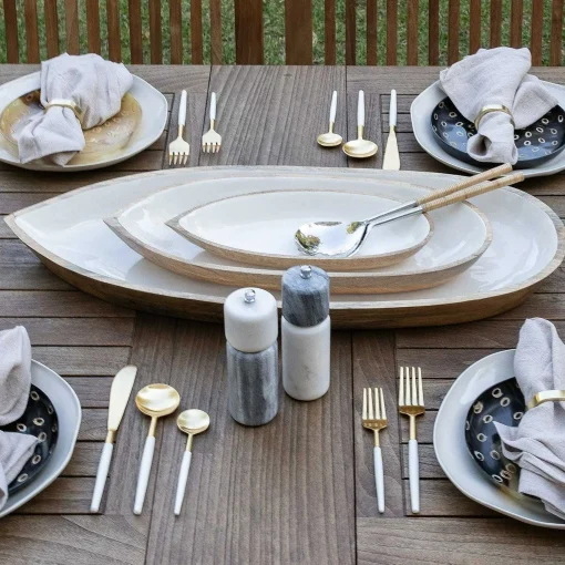 Madras Oval Oversized Dish