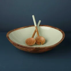 Madras Traditional Serving Set, Mint