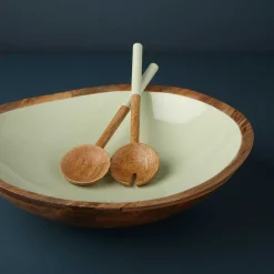 Madras Traditional Serving Set, Mint