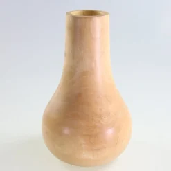 Mango Wood Bulb Vase^Be Home Hot