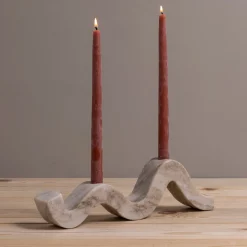 Marble Wave Taper Holder^Be Home Best