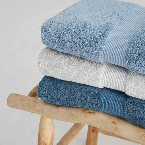 Marine Bath Sheet, Indigo