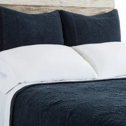 Marseille King Coverlet, Navy^Be Home Cheap