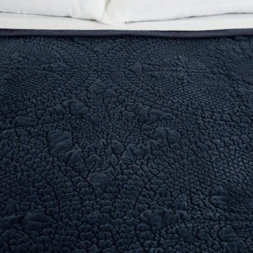 Marseille Large Euro Sham, Navy^Be Home Shop
