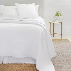 Marseille Queen Coverlet, White^Be Home Hot