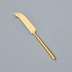 Matte Gold Cheese Knife