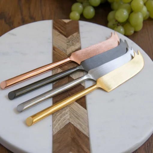 Matte Gold Cheese Knife