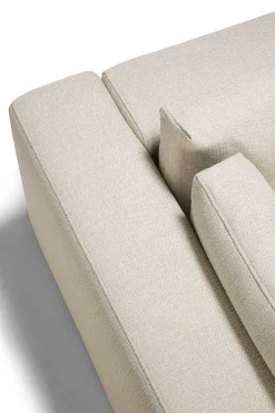 Mellow Corner Eco Fabric Sofa, Off White