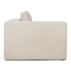 Mellow End Seater With Right Arm Eco Fabric Sofa, Off White