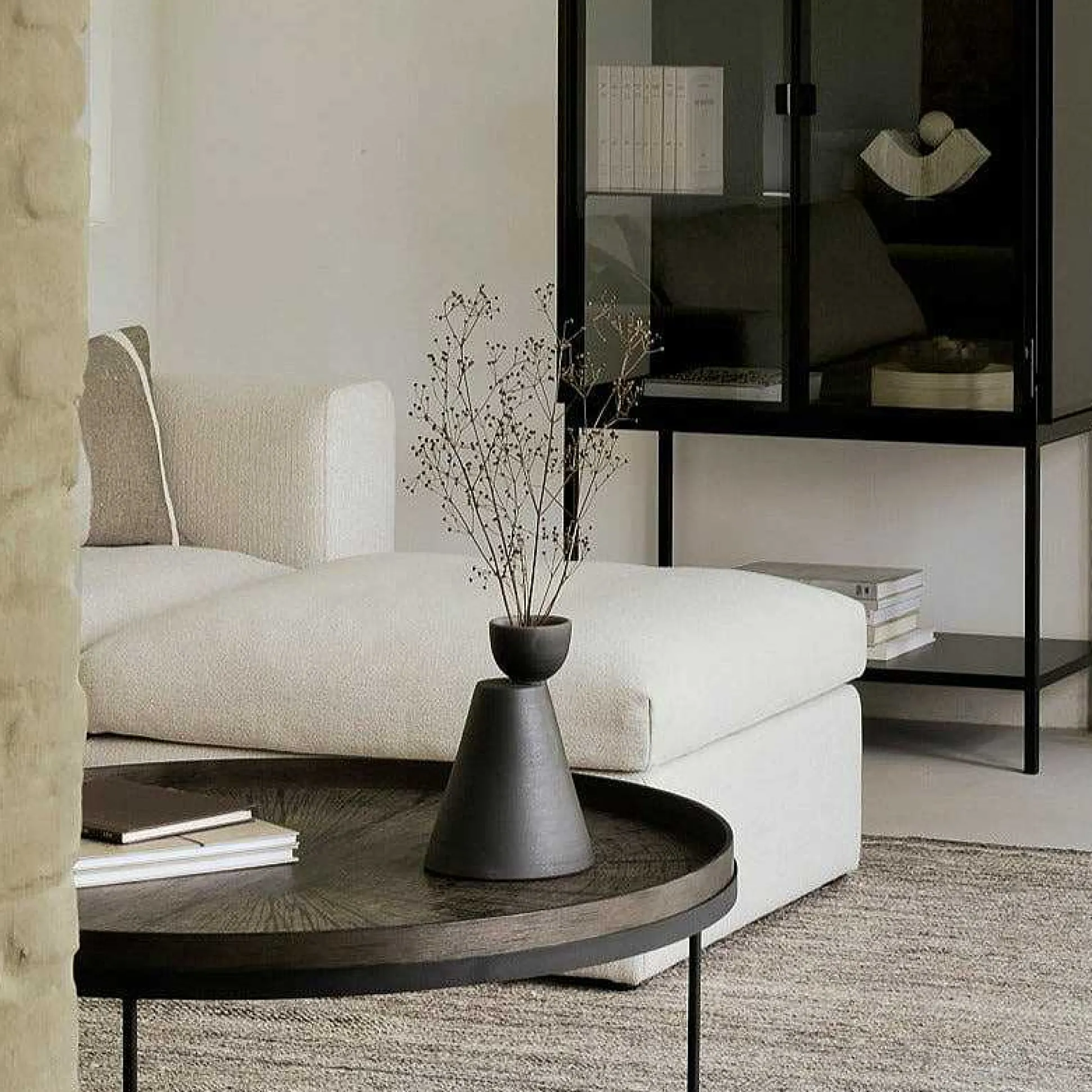 Mellow Footstool Eco Fabric Sofa, Off White