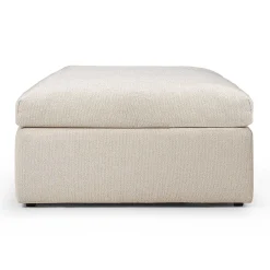 Mellow Footstool Eco Fabric Sofa, Off White