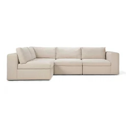 Mellow Single Seater Eco Fabric Sofa, Off White