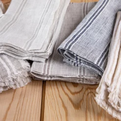 Mendocino Napkins, Stone, Set of 4^Be Home Hot