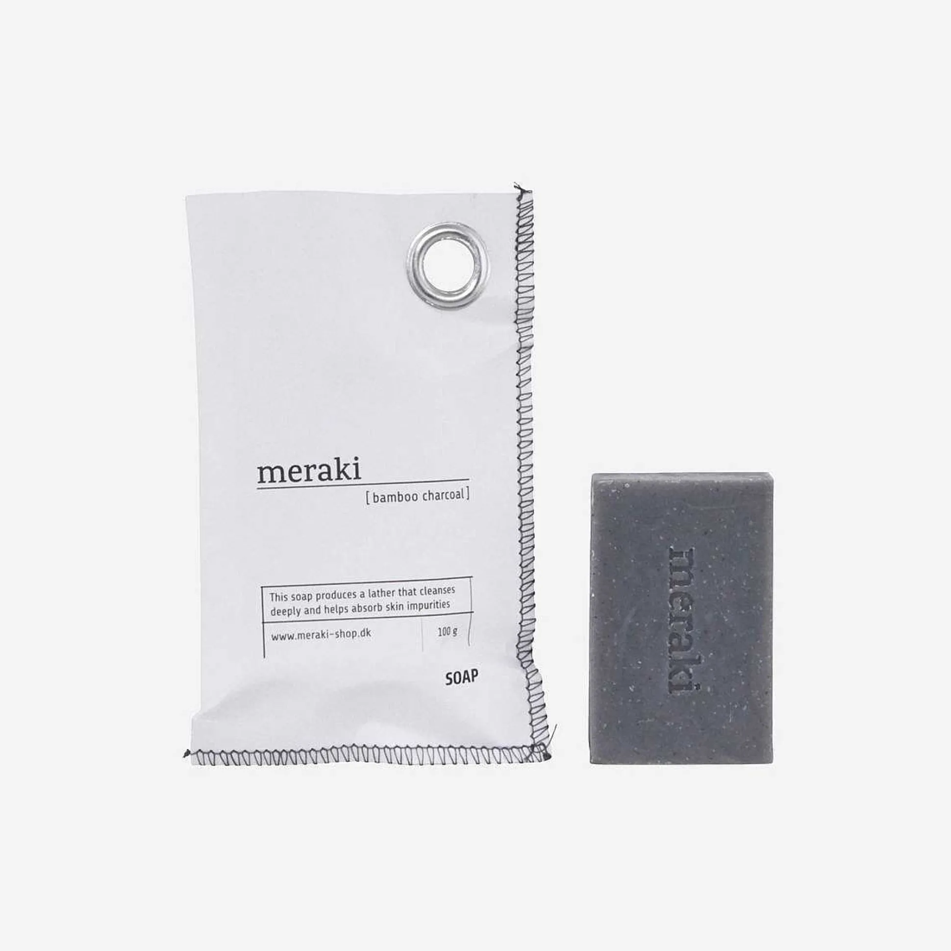 Meraki Soap Bar, Bamboo Charcoal